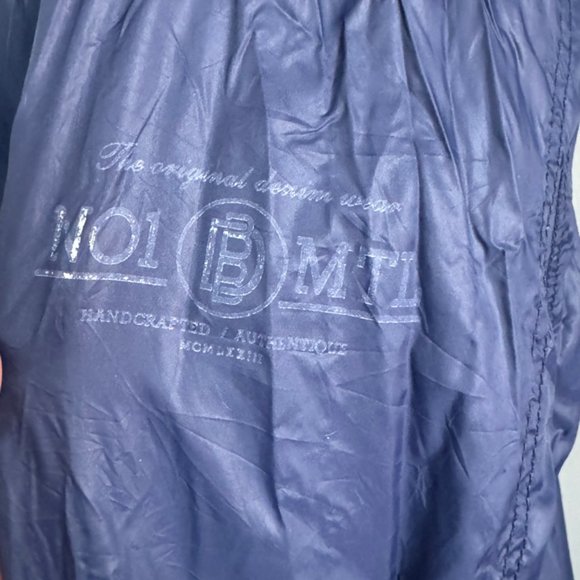 Buffalo David Bitton Light Weight Bomber Full Zip Navy Jacket Size L - Picture 5 of 7